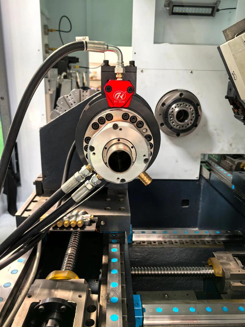 双主轴车床or立车用 液压中空回转油缸.中空